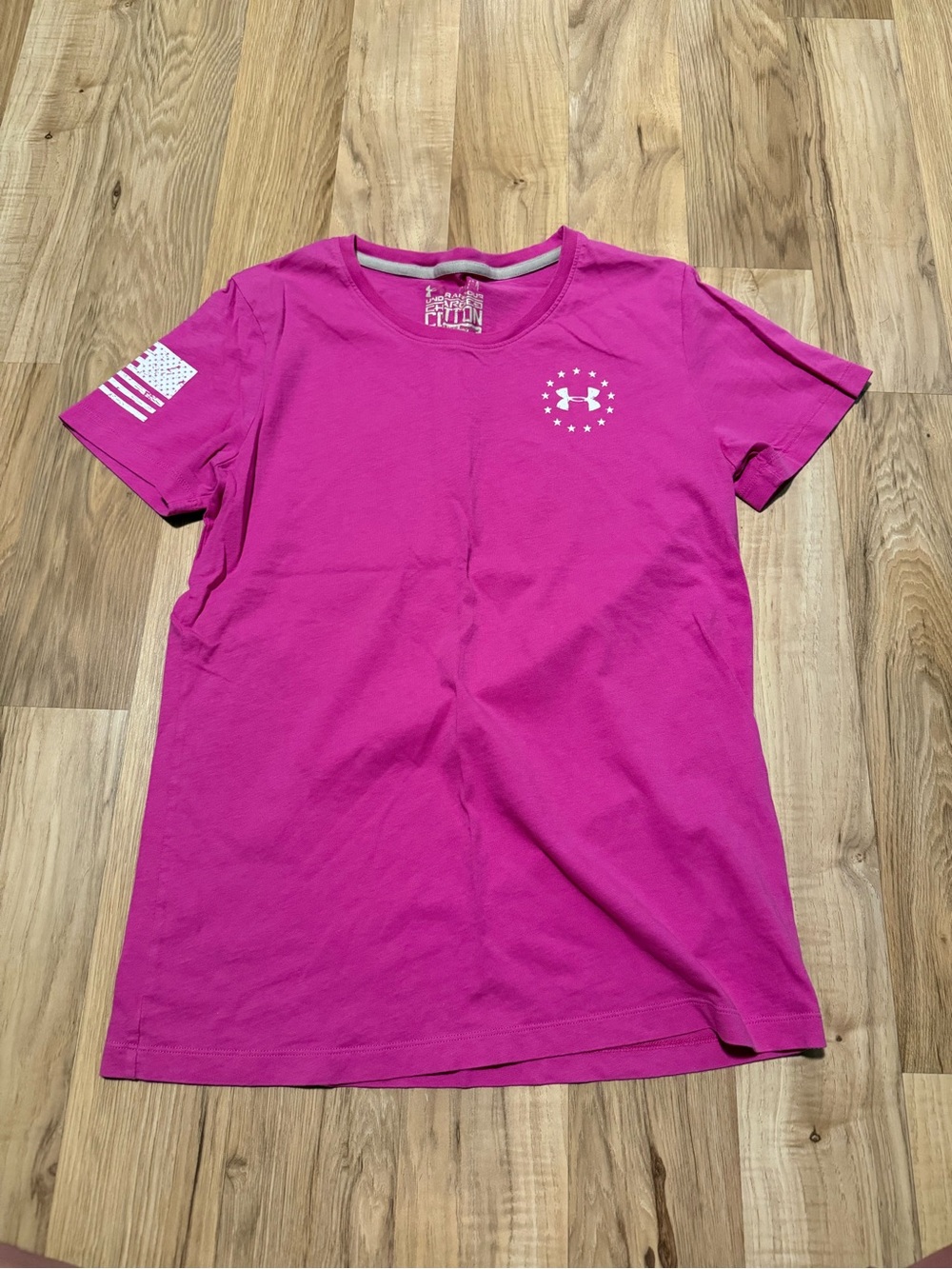 10 Items for $20: Under Armour Hot Pink Crew Neck Logo Tee